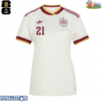 Spania Mikel Oyarzabal #21 Bortedrakt Dame VM 2026 Kortermet